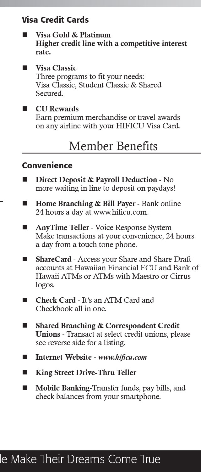 Membership Benefits Brochure Page 4