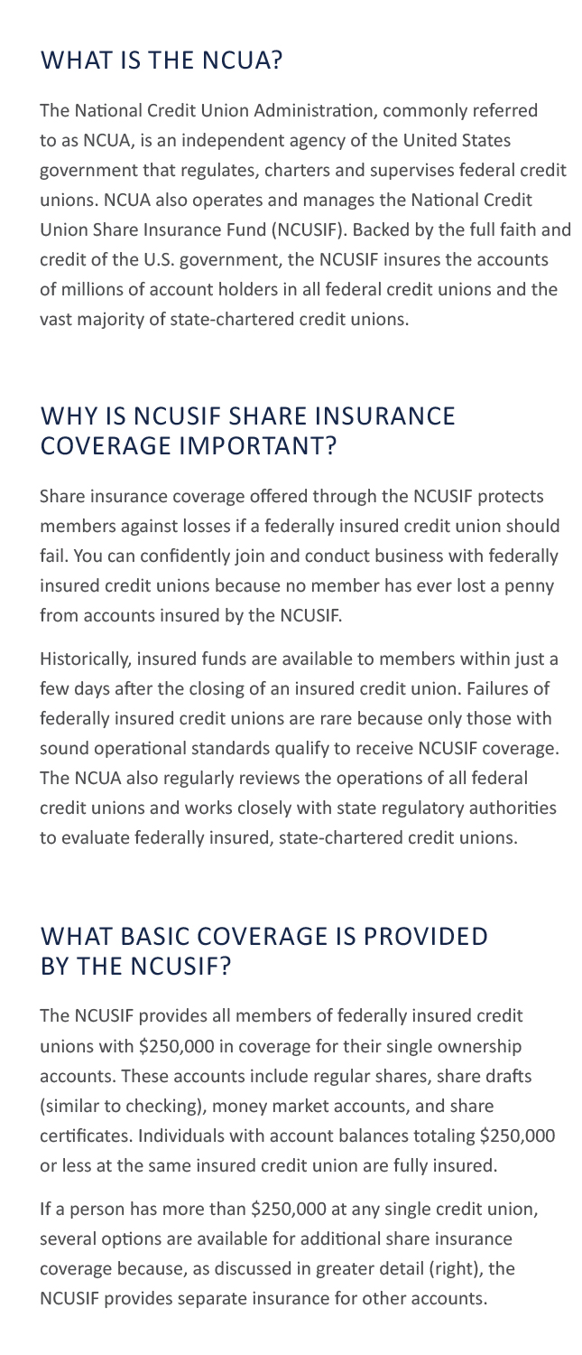How Your Accounts Are Federally Insured Brochure Page 2