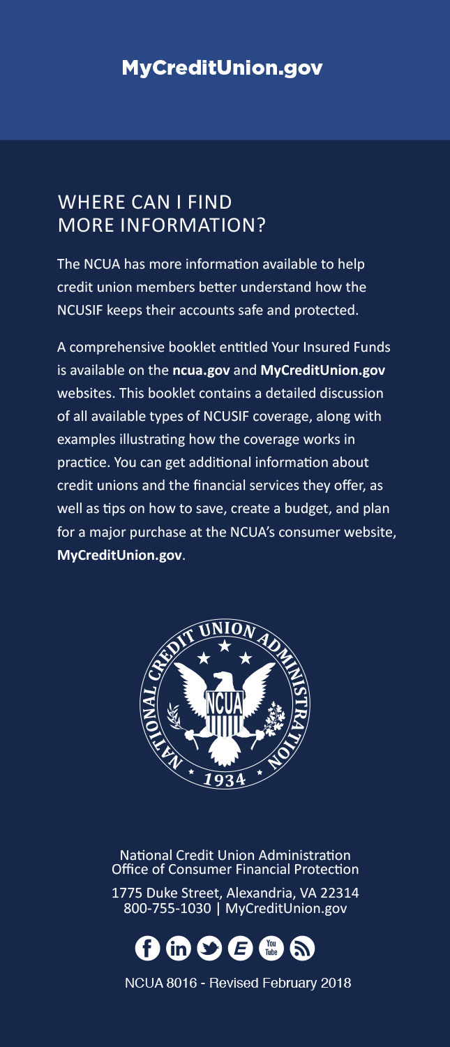 How Your Accounts Are Federally Insured Brochure Page 6